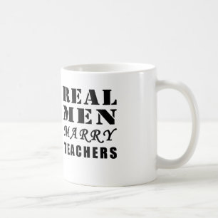 Wirkliche Männer heiraten Lehrer Kaffee oder Kaffeetasse