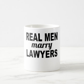Wirkliche Männer heiraten Rechtsanwälte Kaffeetasse