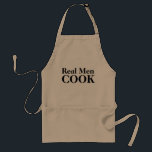 Wirkliche Männer kochen | GRILLEN-Schürze für Schürze<br><div class="desc">Die wirklichen Männer kochen | kochend/DIE GRILLEN-Schürze für niedliche Geschenkidee der Männer für Kochsvati,  Onkel,  Großvater etc.</div>