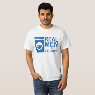 WIRKLICHE MÄNNER TUN WÄSCHEREI. T-Shirt