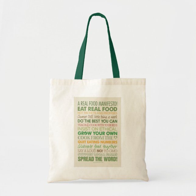 Wirkliche NahrungsmittelTaschen-Tasche Tragetasche (Vorne)
