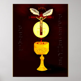 wirkliche Präsenz Poster