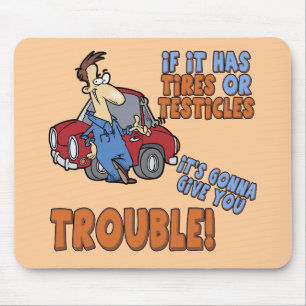 Wirkliche Problem-T - Shirts und Geschenke für si Mousepad