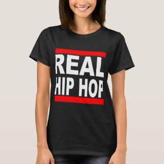 Wirklicher angesagter Hopfenschwarz-T-Shirt-Frauen T-Shirt