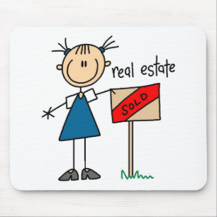 Wirklicher Anwesen-Agent Mousepad