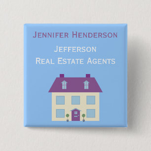 Wirklicher Anwesen-Agent-Personal-Namen-Umbau Button