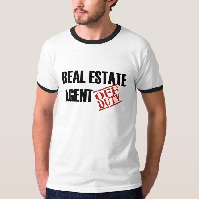 Wirklicher Anwesen-Agent T-Shirt (Vorderseite)