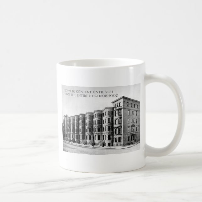 Wirklicher Anwesen-Investor-Kauf die ganze Kaffeetasse (Rechts)