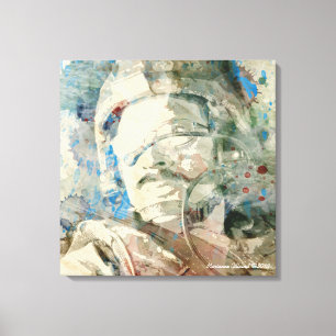 Wirklicher Held eingewickelte Leinwand