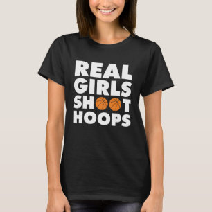 Wirklicher Mädchen-Trieb-Band-Basketball-T - Shir T-Shirt