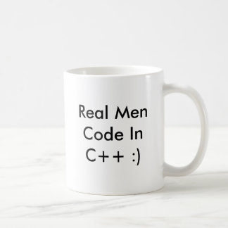 Wirklicher Mann-Code Inc. ++ :) Kaffeetasse -