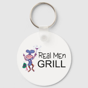 Wirklicher Mann-Grill Schlüsselanhänger