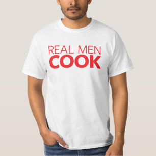 Wirklicher Mann-Koch T-Shirt
