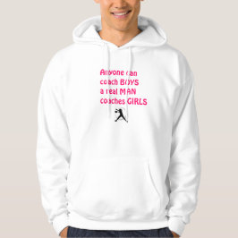 Wirklicher Mann-Trainer Mädchen-Fastpitch Softball Hoodie