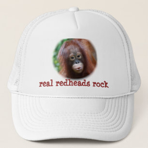 wirklicher Redheadsfelsen Truckerkappe