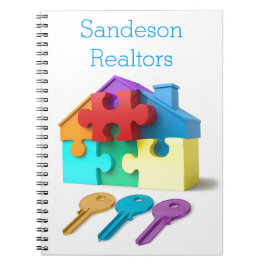 Wirkliches Anwesen, Realtor, Anwesen-Agent, neues Notizblock