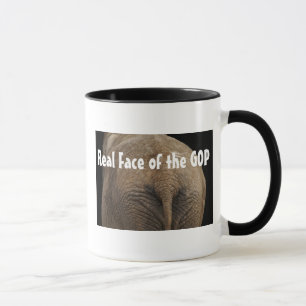 Wirkliches Gesicht des GOP - republikanische Tasse