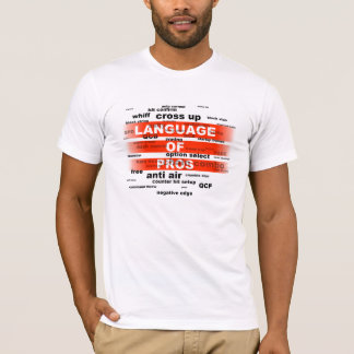 Wirkliches Gespräch, kämpfender Spieljargon T-Shirt