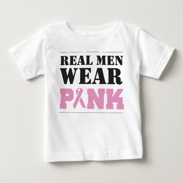 Wirkliches Herrenbekleidung-Rosa Baby T-shirt (Vorderseite)