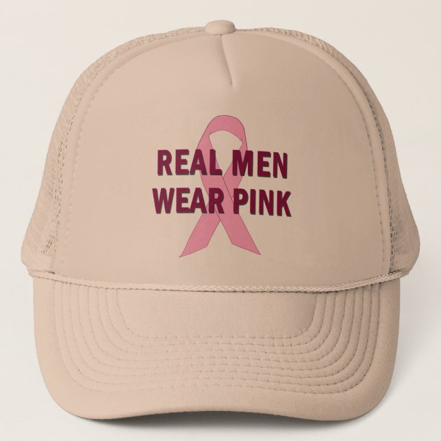 Wirkliches Herrenbekleidung-Rosa für Truckerkappe (Vorderseite)