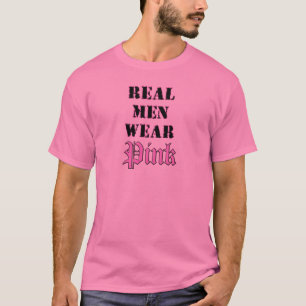 Wirkliches Herrenbekleidung-Rosa T-Shirt