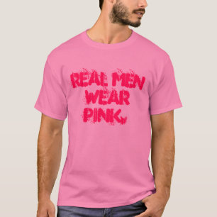 Wirkliches Herrenbekleidungrosa T-Shirt