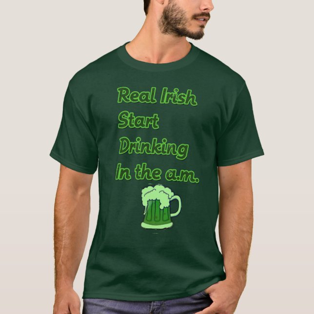Wirkliches irisches Shirt (Vorderseite)