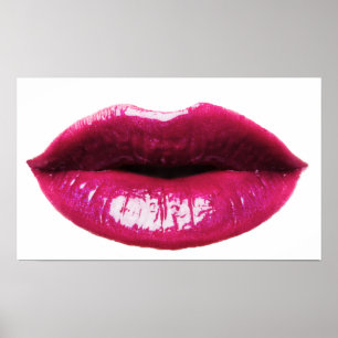 Wirkliches Lippenplakat 20x12 " Poster