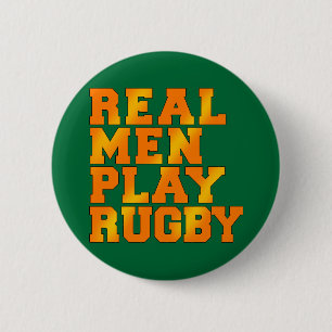 Wirkliches Mann-Spiel-Rugby Button