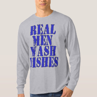 Wirkliches Mann-Wäsche-Geschirr T-Shirt