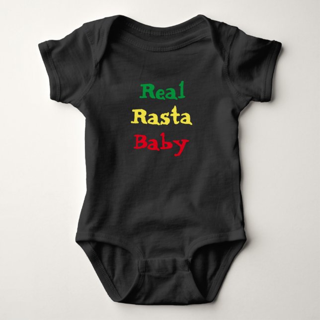 Wirkliches Rasta Baby Baby Strampler (Vorderseite)
