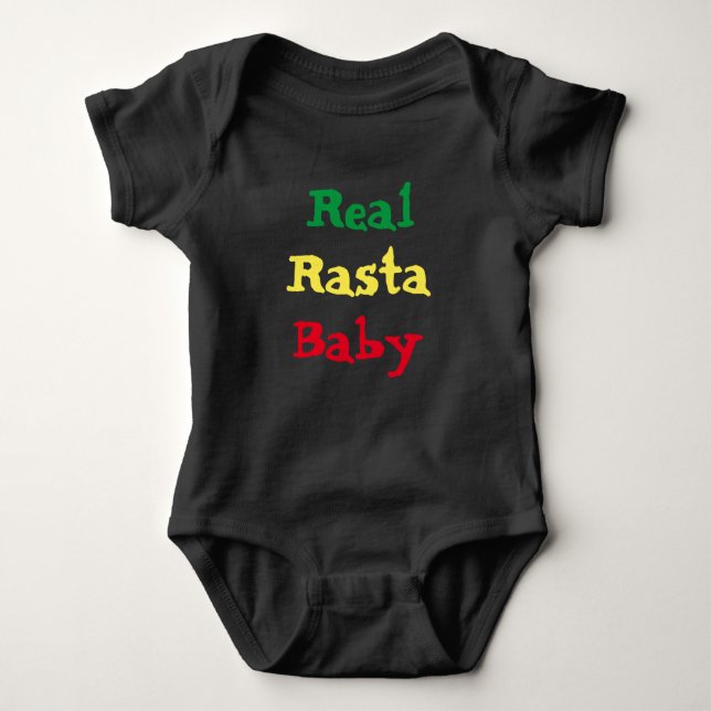 Wirkliches Rasta Baby Strampler (Vorderseite)