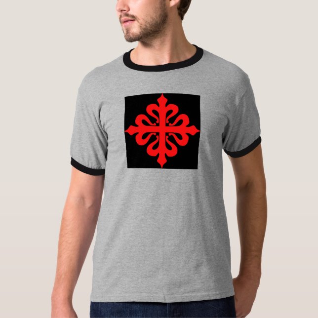 Wirkliches Santa Cruz de Calatrava Camisa T-Shirt (Vorderseite)