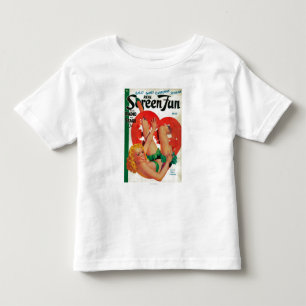 Wirkliches Schirm-Spaß-Titelseite Kleinkind T-shirt