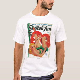 Wirkliches Schirm-Spaß-Titelseite T-Shirt