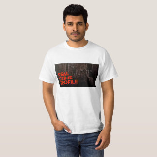 WIRKLICHES VERBRECHEN-PROFIL-WEISS-T-SHIRT T-Shirt