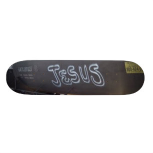 Wirkliches Zuggraffiti-Jesus-Skate-Brett Skateboard