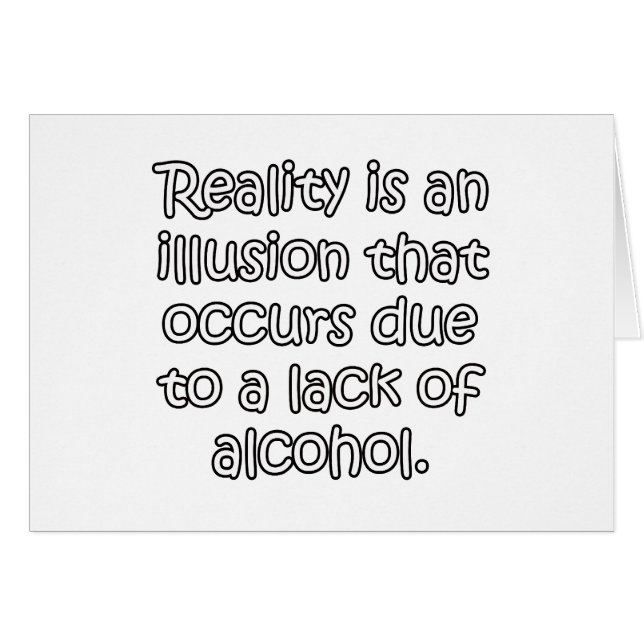 Wirklichkeit ist eine Illusion (Vorderseite (Horizontal))