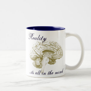 Wirklichkeit ..... seine alle im Verstand Zweifarbige Tasse