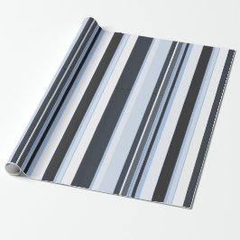 Wirksame zeitgenössische Diagonalstreifen Geschenkpapier