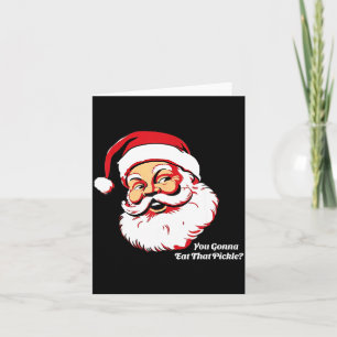 Wirst du diesen Ckle lustiger Weihnachtsmann Weihn Karte