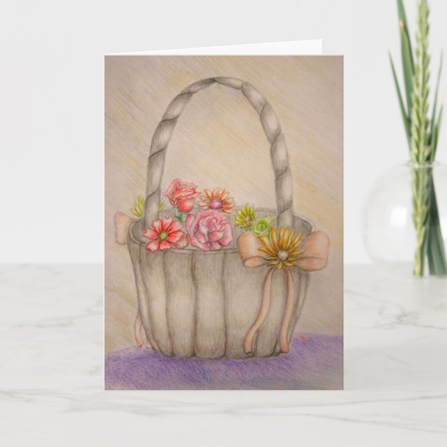 Wirst du mein Blumenmädchen sein? Einladung (Vorderseite)