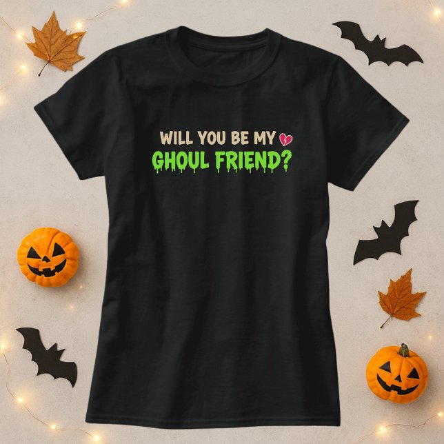 Wirst du mein Ghoul-Freund sein, romantisches Hall T-Shirt (Von Creator hochgeladen)