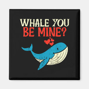 Wirst du mein lustiger Orca Valentinstag Pun Me Magnet