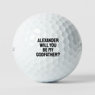 Wirst du mein Pate werden? Vorschlag für Patenelte Golfball
