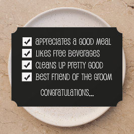 Wirst du mein Trauzeuge Funny sein? Einladung