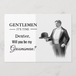 Wirst du mein Trauzeuge sein - Anfragekarte? Einladung