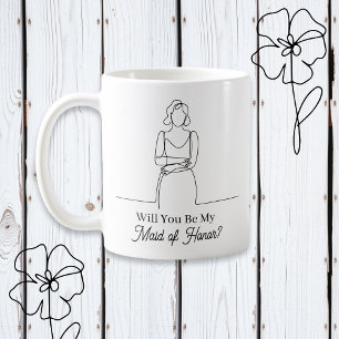 Wirst du mein Trauzeugin-Vorschlag sein Kaffeetasse