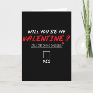 Wirst du mein Valentins-Shirt sein  Karte