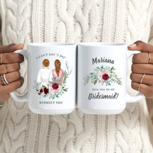 Wirst du meine Brautjungfer sein? Girls In Robes F Kaffeetasse